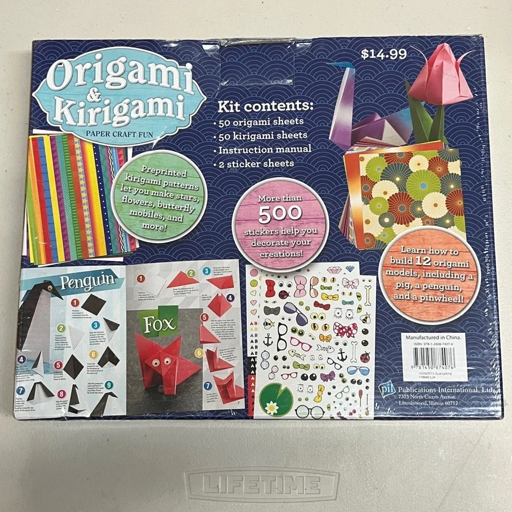 The Complete Book of Origami: Step-by Step Instructions & Sealed Kirigami‎ Kit